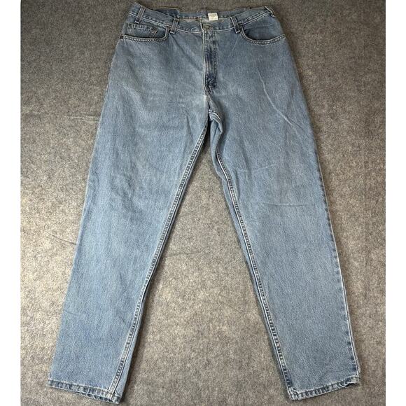 Vintage Levi’s 560 Jeans Mens 38X34 Loose Fit Tapered Y2K Light Wash Denim USA - Picture 1 of 9